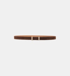 Ceinture en cuir velours - AURELE Pablo