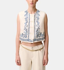 Veste courte sans manches Claudie Pierlot