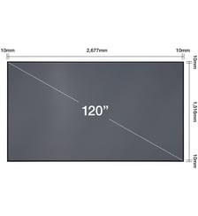 Ecran de projection UST 120''  ELPSC36 Epson