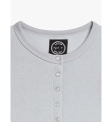 cardigan Néo pression en molleton de coton bordeaux Agnès b.