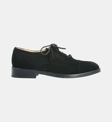 Ghillies perfo chevert - cuir velours Charles Kammer