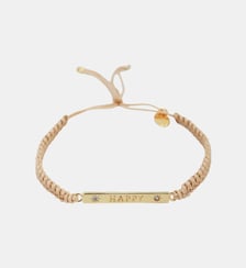 Bracelet macramé plaqué or MANTRA Nilaï