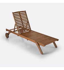 Bain de soleil, chaise longue, eucalyptus La Redoute Interieurs