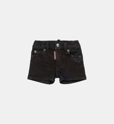 Short en denim avec logo Dsquared2