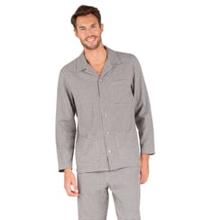 Pyjama long ouvert  FLANELLE Eminence