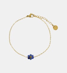 Bracelet  Mini Maya avec fleurs à pierres fines Les Cléias