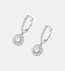 Boucles d'oreilles Céleste Or Blanc PIAPARIS