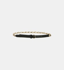 Ceinture avec empiècement en chaîne 1,5 cm Pinko