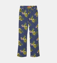 Jean The Cropped Flare Riptide Midnight Blue La DoubleJ