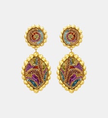 Boucles d'oreilles clip Angèle rond et goutte  - Angele Satellite