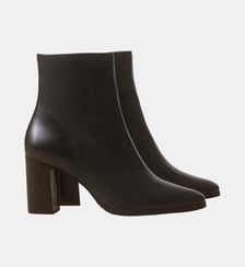 Bottines à talons en cuir nappa Numéro 822 Rivecour