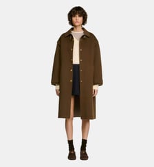 Manteau en laine double face Sandro
