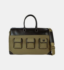 Sac weekend canvas et cuir The Kooples