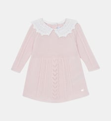 Robe - Rosée laine col claudine Tartine Et Chocolat