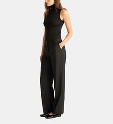Pantalon james en laine froide bi-stretch Momonì