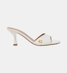 Mules en cuir Maje