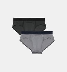 Lot de 2 mini-slips Simon en polyamide et microfibre Hom
