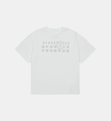 T-shirt avec logo sur la poitrine MM6 Maison Margiela