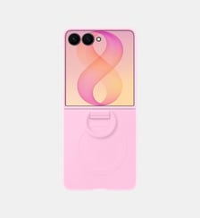Coque Flip 8 Silicone anneau magnétique Violet Samsung