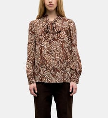 Chemise lavallière à imprimé cachemire - LISIE Gerard Darel