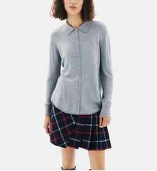 Pull mpluton - Motif uni - Coupe ajustée Caroll