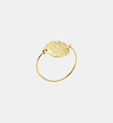 Bague Lutèce motif couronne plaqué or Ines de la Fressange Paris