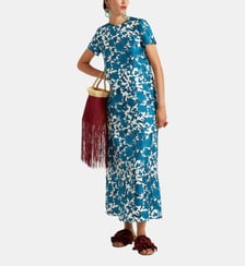 Robe Swing Lilium Blue La DoubleJ