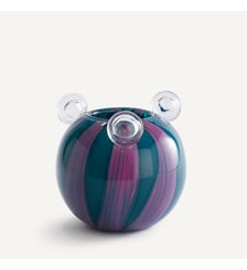 Vase en verre soufflé à 3 bulles, H18 cm AM.PM