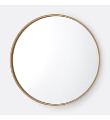 Miroir rond plaqué chêne Ø100 cm La Redoute Interieurs