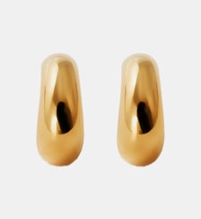 Boucles d’oreilles anneaux en argent 925 dorées 18 carats Aristocrazy