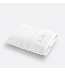 Drap de bain maxi personnalisé coton bio La Redoute Interieurs
