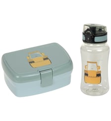 Lunch Set boîte à goûter et gourde Tiny Drivers Pelleteuse Lassig