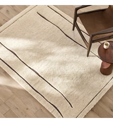 Tapis noué à la main, en pure laine AM.PM