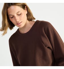 Sweat col rond en coton Laurence Tavernier