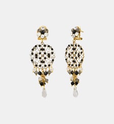 Boucles d'oreilles tiges percées graphiques   - Chiara Satellite