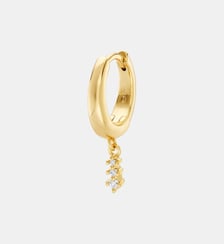 Boucle d'oreille créole Délicate argent Nebuleuse Bijoux