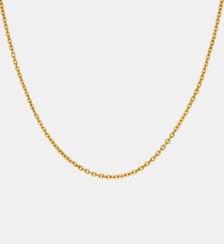 Chaîne simple réglable en 925 argenté plaqué en or jaune 18K Aristocrazy