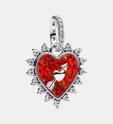 Charm Pendant Cœur Flèche Pivotante Pandora