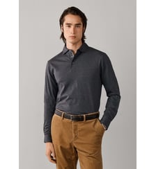 Polo Coupe Regular À Manches Longues En Coton Pima Hackett London