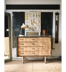 Commode scandinave en bois Olga N°1082- Produit chiné Debongout
