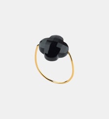 Bague, onyx, or jaune Morganne Bello