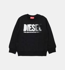 Sweat-shirt à col rond avec logo Diesel Kids