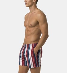 Short De Bain À Rayures Irrégulières Ron Dorff