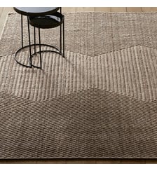 Tapis laine reliéfé, tissé main AM.PM