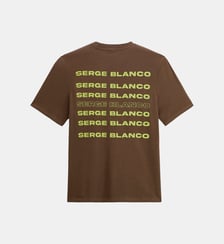 T-shirt manches courtes Théo imprimé dos SERGE O Serge Blanco