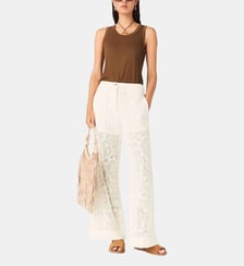Pantalon en guipure Maje