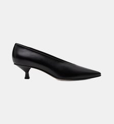 Selma - Escarpins En Cuir Nappa Noir Parallèle