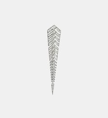 Boucle d'oreille Stairway M diamants et argent Statement