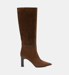 Pepito - Bottes En Cuir Velours Cognac Parallèle