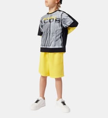 Bermuda molleton avec broderie Marc Jacobs Kids